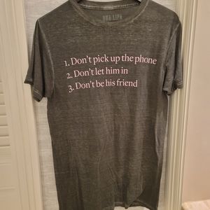 Dua Lipa Concert Tee Ultra Soft Small